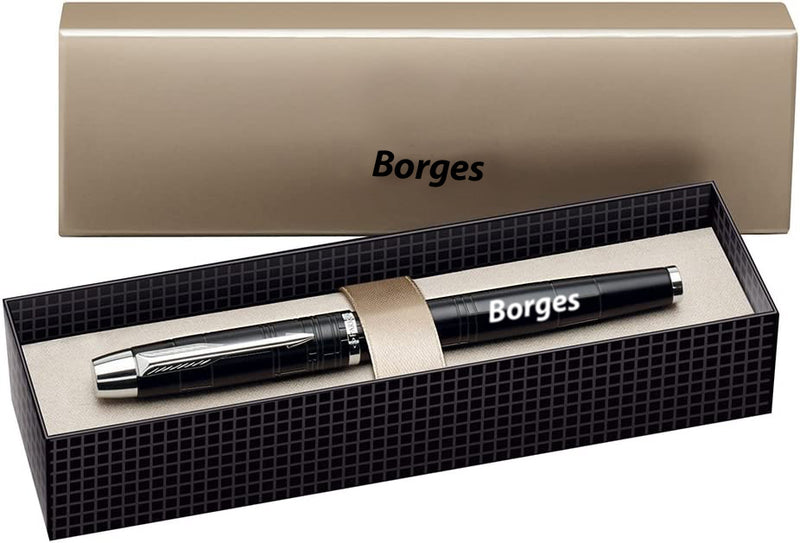 Borges Pen Roller Ball Pen, 0.5mm Liquid Ink Fine Line Pens for Writing Journaling Taking Notes for School Home Office