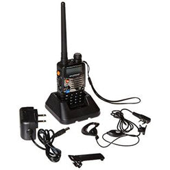 Baofeng UV5RA Ham Two Way Radio 136-174/400-480 MHz Dual-Band Transceiver 128 Channels Walkie Talkie (Black)