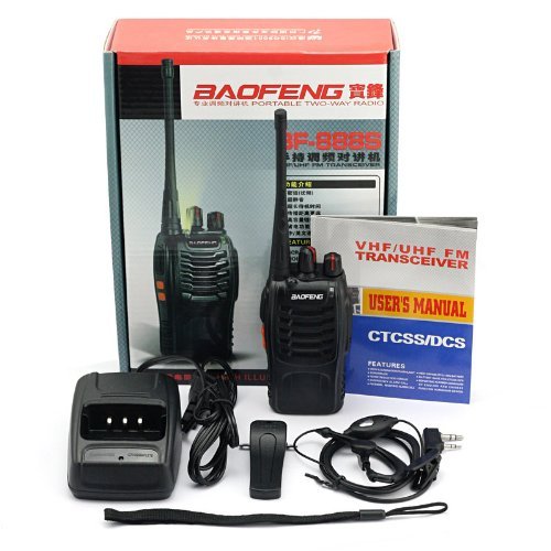 BaoFeng BF-888S Two Way Radio Outdoor Walkie Talkie for Adults Long Range(Pack of 1/2/20)