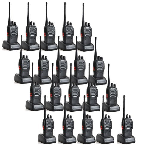 BaoFeng BF-888S Two Way Radio Outdoor Walkie Talkie for Adults Long Range(Pack of 1/2/20)