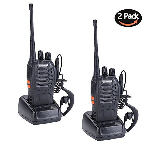 Walkie Talkies 16 Channel Rechargeable Two Way Radios with Li-ion Battery and Charger (Pack of 2/4/6/8)